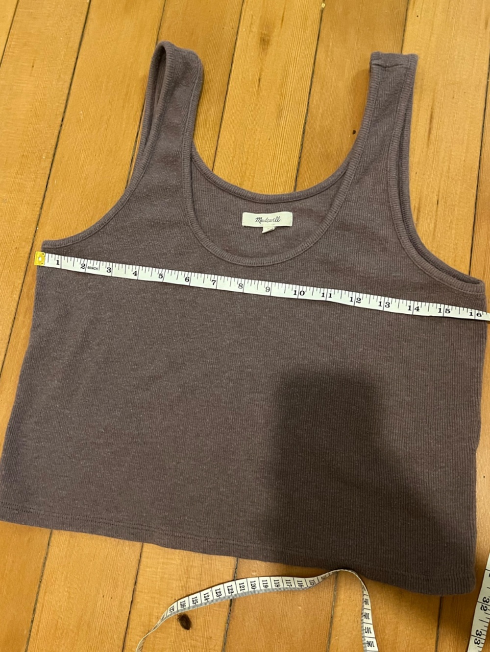 Madewell size medium purple tank top
